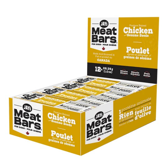 Jay's Meat Bar - Chicken & Sesame - Dog Treat Harmony Pet Supplies Scarborough