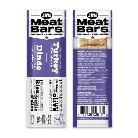 Jay's Meat Bar - Turkey & Cranberry - Dog Treat