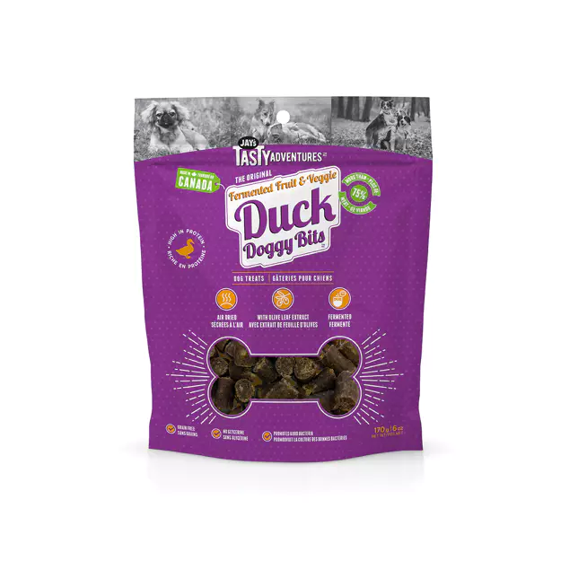 Jay's Tasty Adventures - Fermented Fruit & Veggie Duck - Dog Treats Harmony Pet Supplies Scarborough
