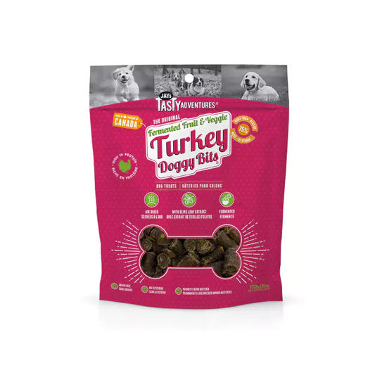 Jay's Tasty Adventures -  Fermented Fruit & Veggie Turkey - Dog Treats
