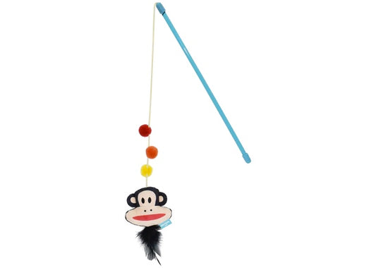 Paul Frank - Julius The Monkey Wand - Cat Toy