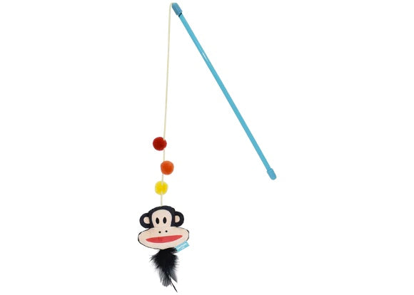 Paul Frank - Julius The Monkey Wand - Cat Toy Harmony Pet Supplies Scarborough