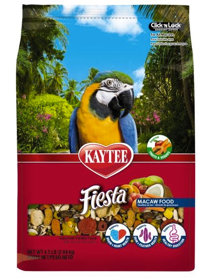 Kaytee Fiesta-Macaw Bird Food Front