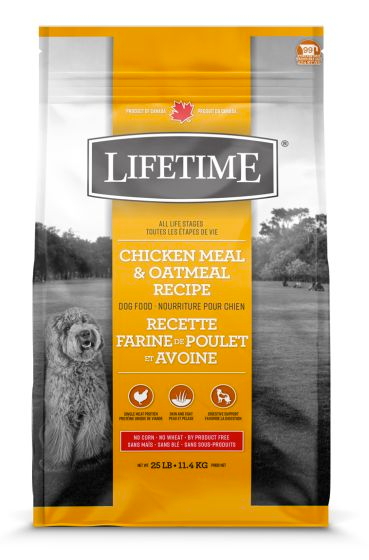 Lifetime - All Life Stages - Chicken And Oatmeal Dog food