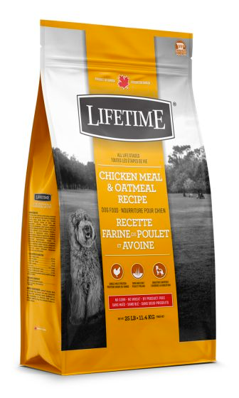 Lifetime - All Life Stages - Chicken And Oatmeal Dog food