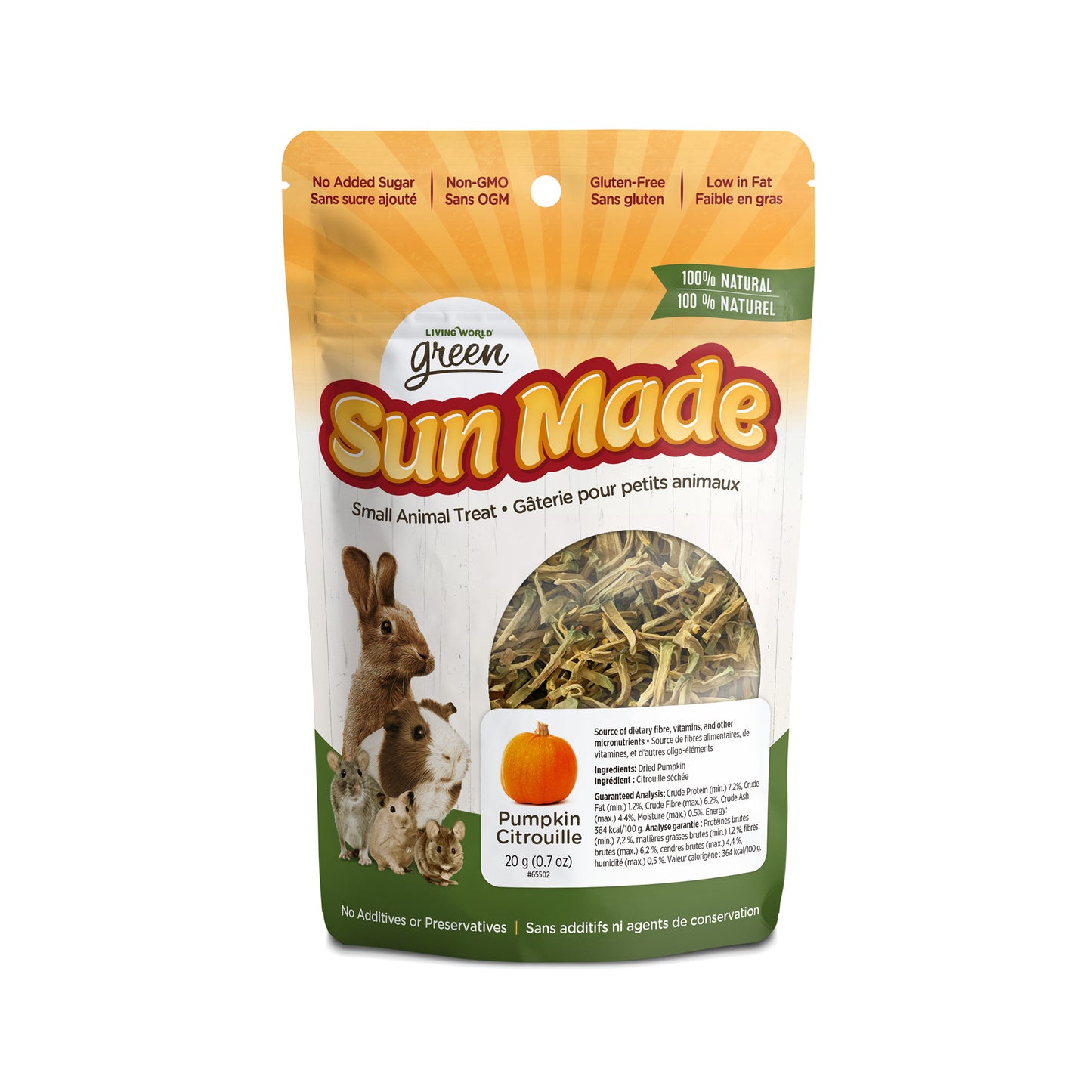 Living World Green Sun Made Small Animal Treats