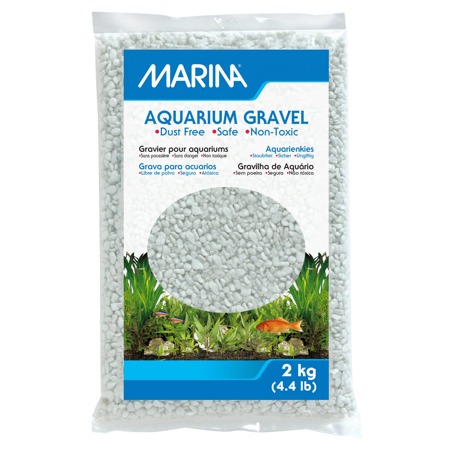 Marina Cream White Decorative Aquarium Gravel