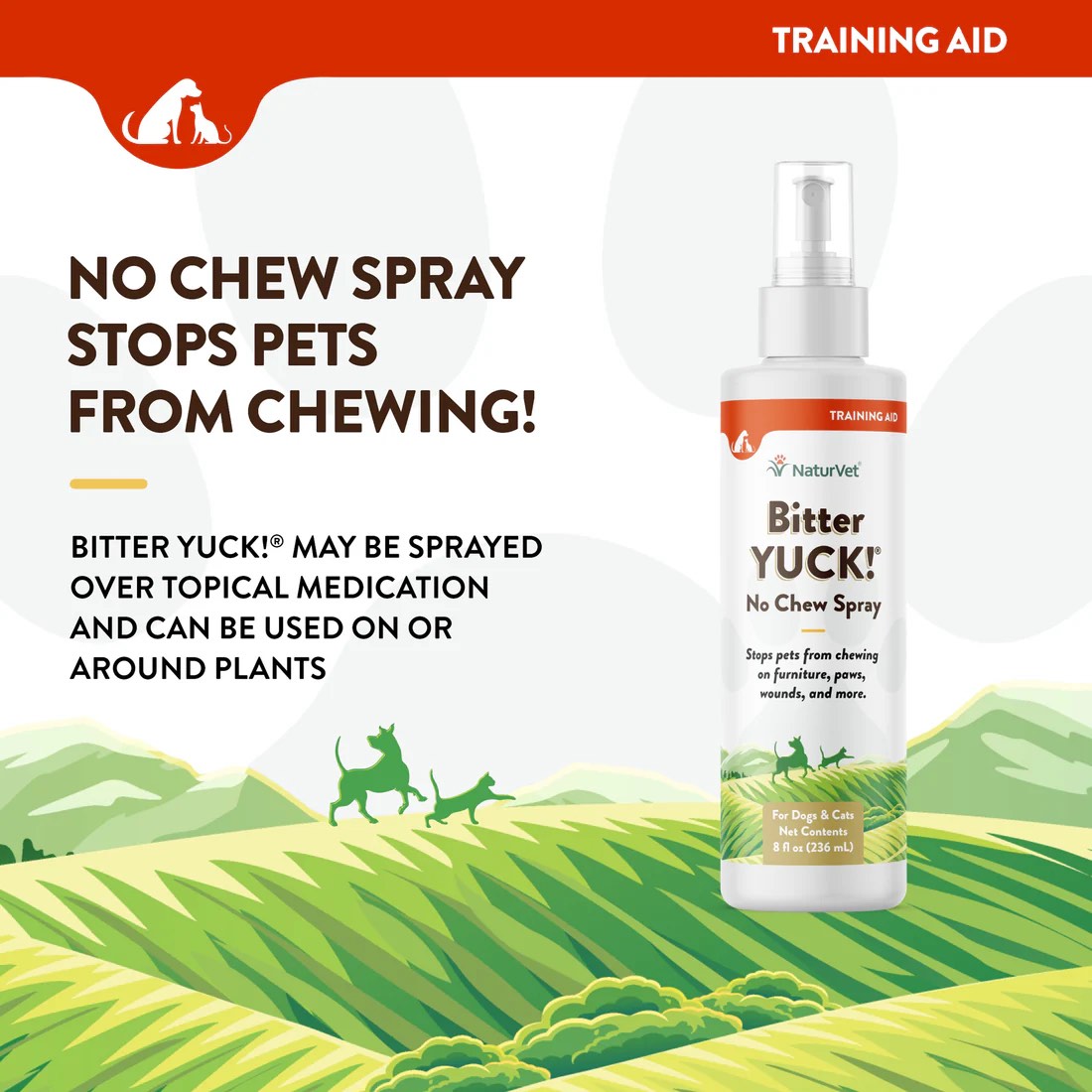 NaturVet - Bitter Yuck Spray Harmony Pet Supplies Scarborough