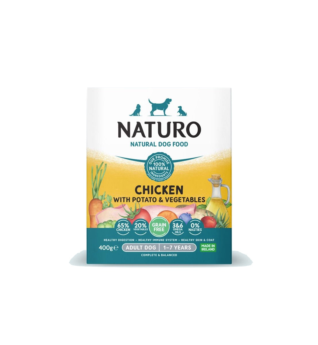 Naturo - Chicken with Potato and Vegetables - Dog Food