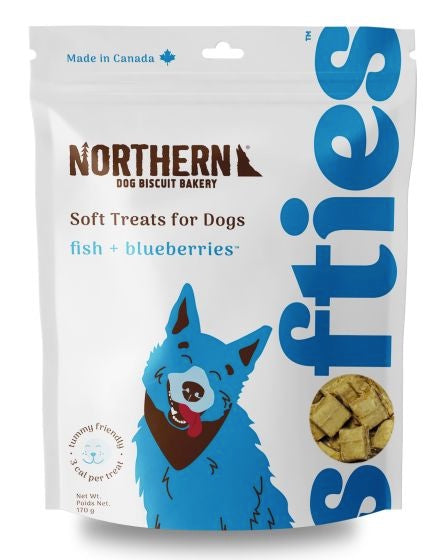 Northern Pet-Fish_Blueberries Soft Dog Treats Front