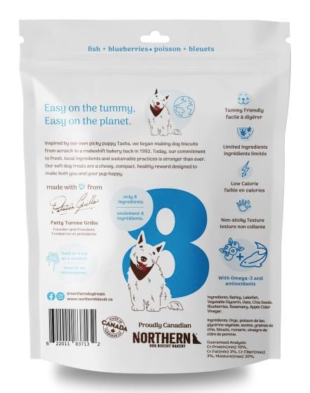 Northern Pet-Fish_Blueberries Soft Dog Treats Back