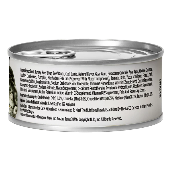 Nulo FreeStyle - Beef and Lamb - Cat Food Harmony Pet Supplies Scarborough