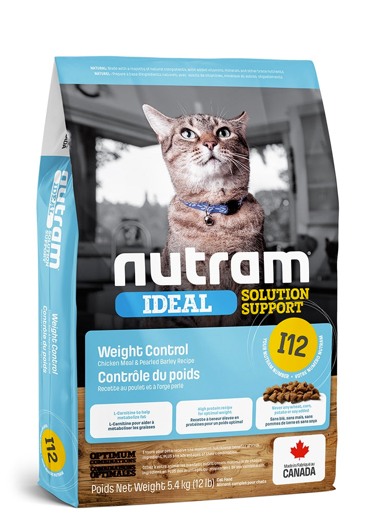 Nutram I12 Ideal Solution Support Weight Control – Holistic Cat Nutrition Harmony Pet Supplies Scarborough