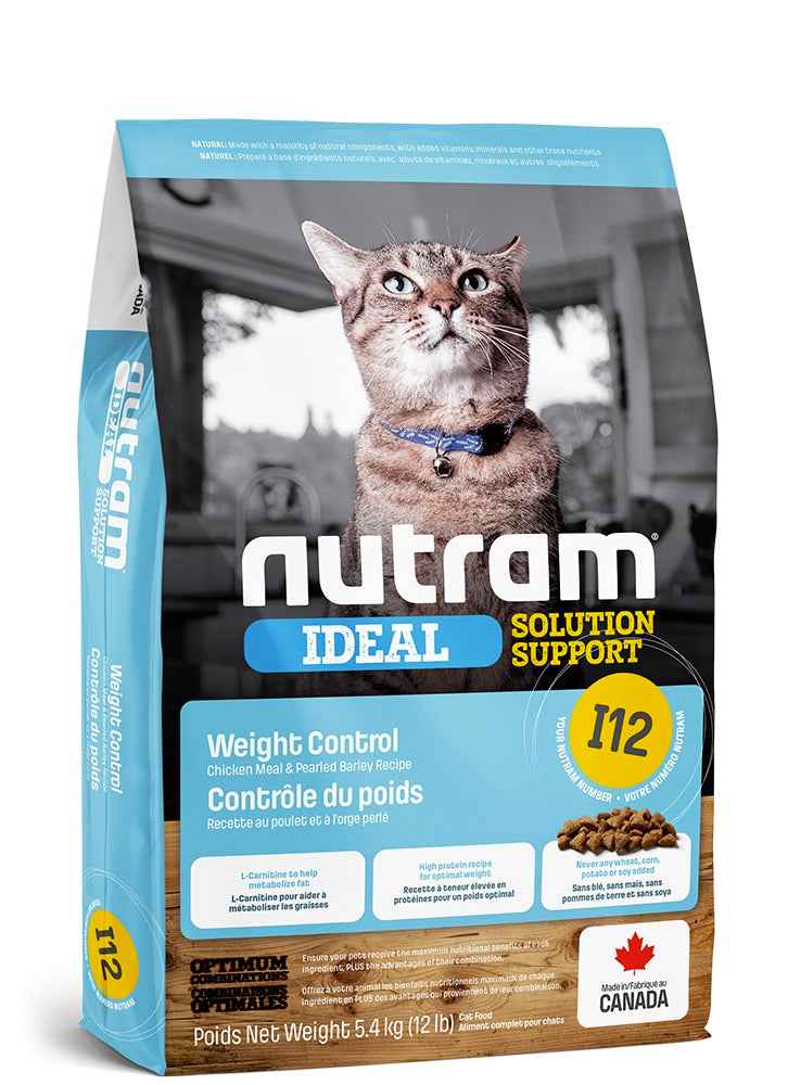 Nutram I12 Ideal Solution Support Weight Control – Holistic Cat Nutrition