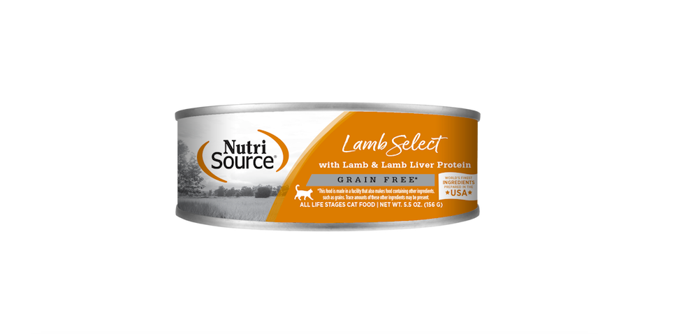 NutriSource - Lamb Select with Lamb Liver - canned Cat Food at Harmony Pet Supplies, Scarborough