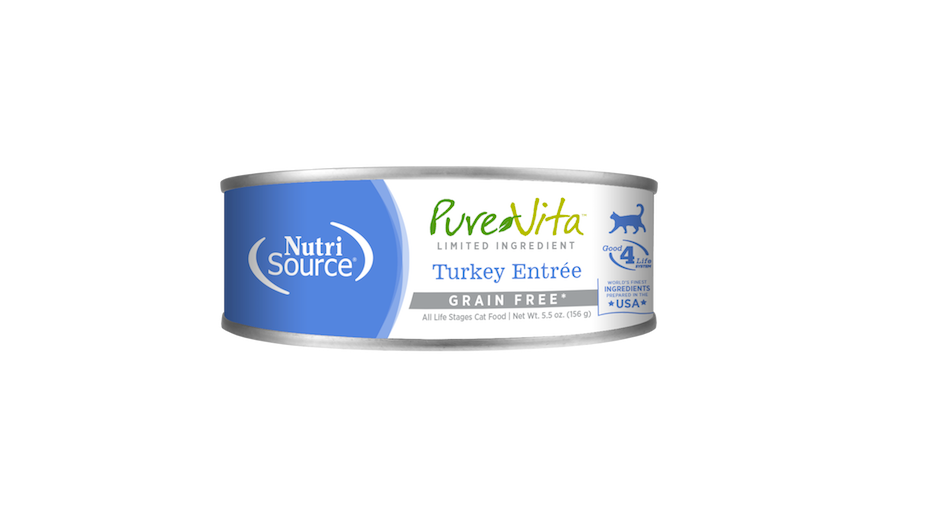 NutriSource Pure Vita - Turkey Entree - Cat Food Harmony Pet Supplies Scarborough