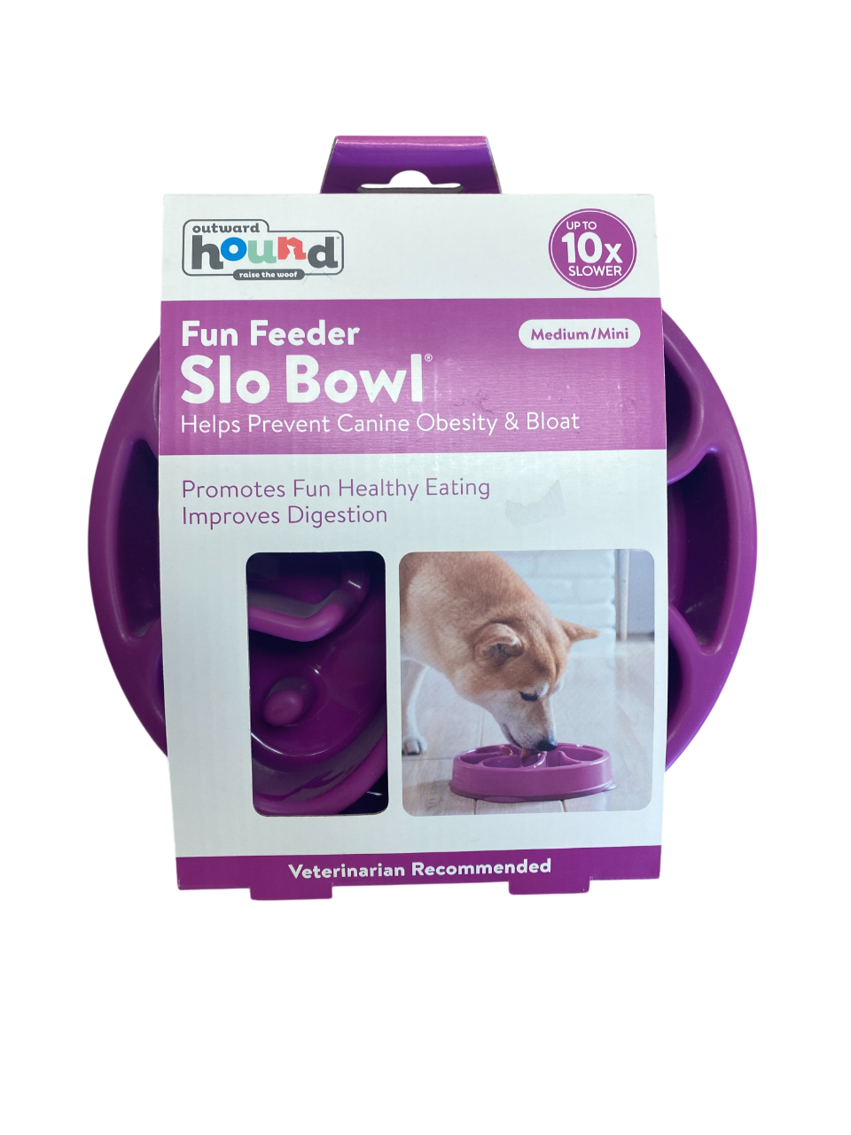 Outward Hound - Fun Feeder Slo Bowl - Medium Harmony Pet Supplies Scarborough