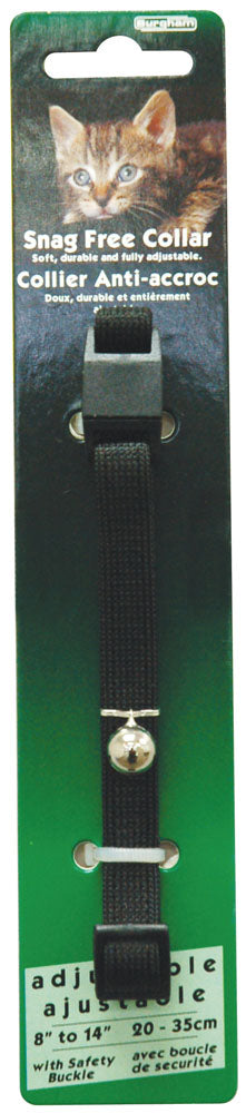 Burgham - Cat Collar - Black Harmony Pet Supplies Scarborough