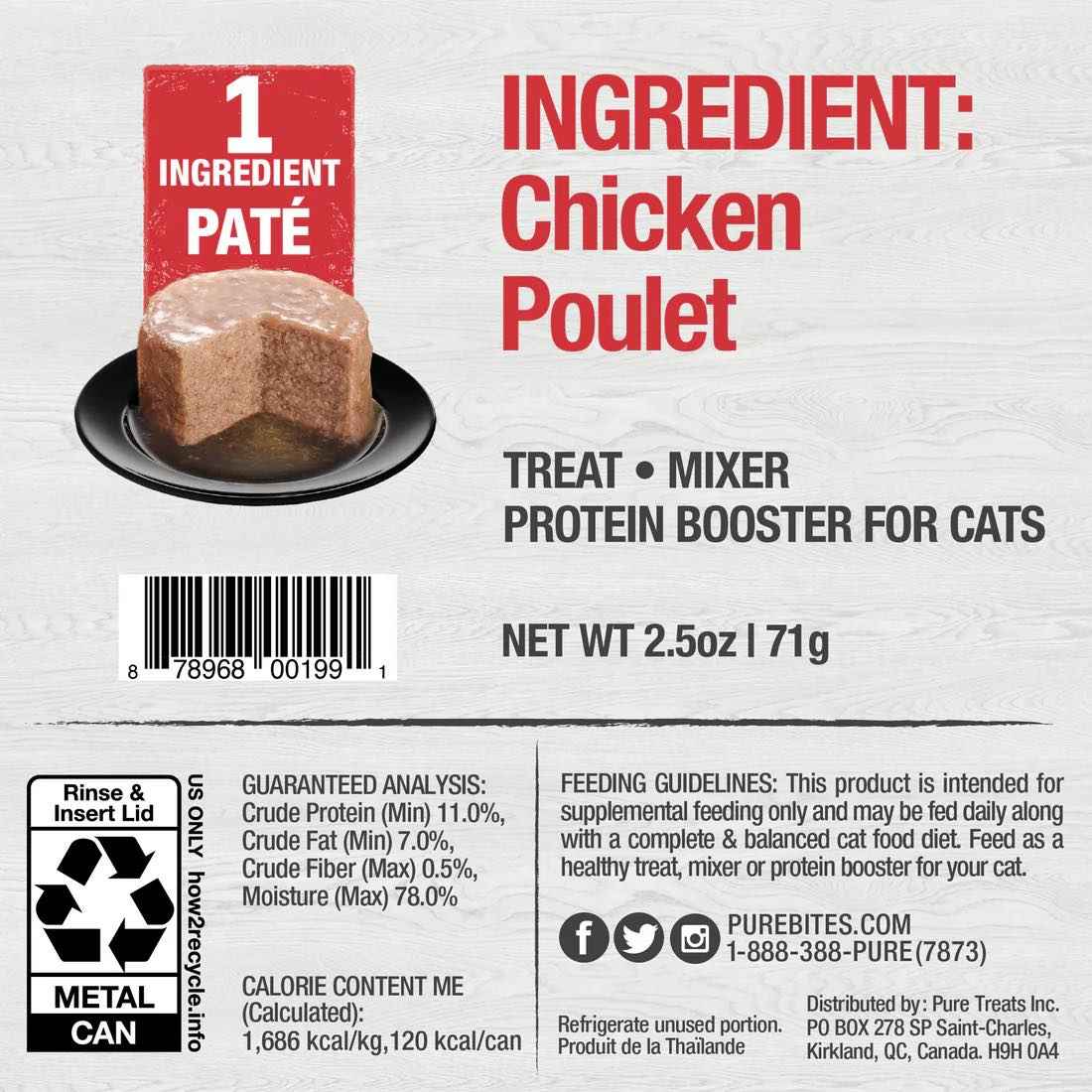 PureBites - Chicken - Cat Food