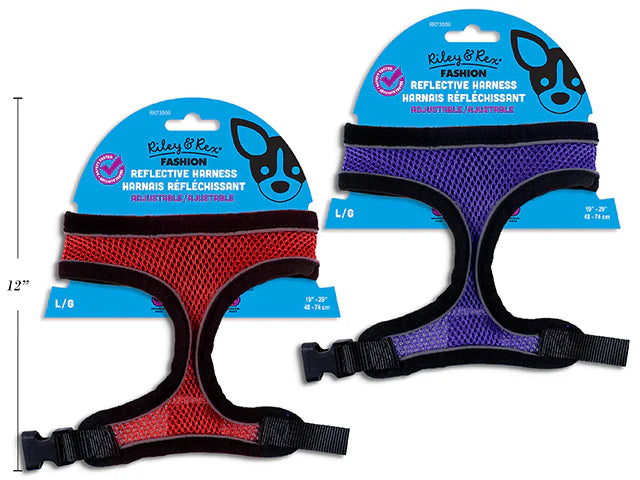 Riley & Rex - Adjustable Reflective Harness Harmony Pet Supplies Scarborough