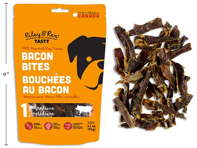 Riley & Rex Tasty - Bacon Bites - Dog Treats Harmony Pet Supplies Scarborough