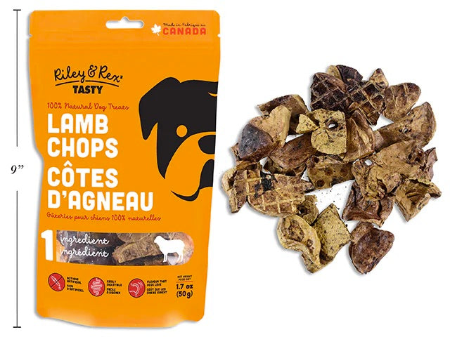 Riley & Rex Tasty - Lamb Chops - Dog Treats Harmony Pet Supplies Scarborough