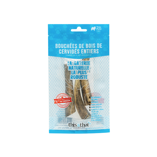 This & That - Whole Antler Chew - Extra Small (3 Pack) Harmony Pet Supplies Scarborough