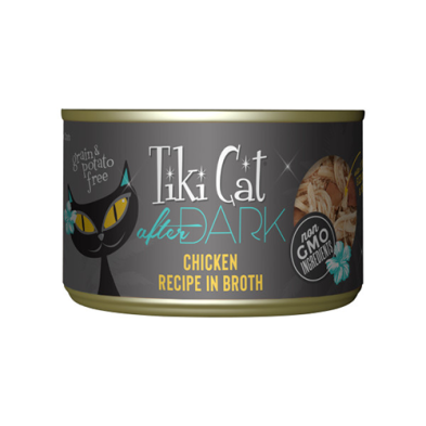 Tiki Cat After Dark - Chicken in Broth - Cat Food Harmony Pet Supplies Scarborough