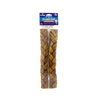 Treatly Collagen Chews - Chicken Marinated Braids XL Harmony Pet Supplies Scarborough