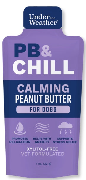 Under The Weather - PB & Chill Calming Peanut Butter - Dog Harmony Pet Supplies Scarborough