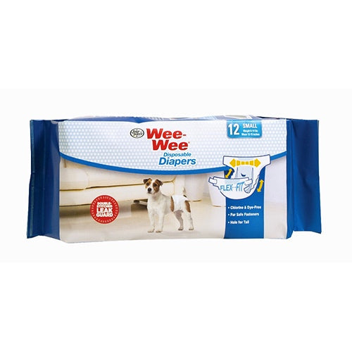 Four Paws - Wee Wee Disposable Diapers X-small (12 Pack) Harmony Pet Supplies Scarborough