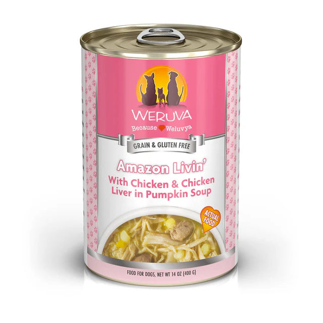 Weruva - Amazon Livin'- Chicken liver in Pumpkin Soup - Dog food