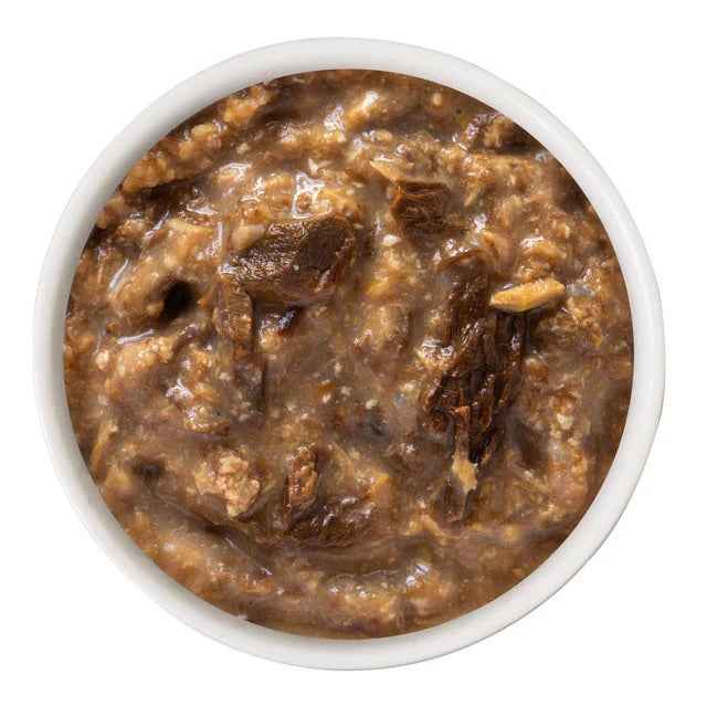 Weruva - Beef & Chicken Booya! - Cat Food texture in a bowl at Harmony Pet Supplies, Scarborough