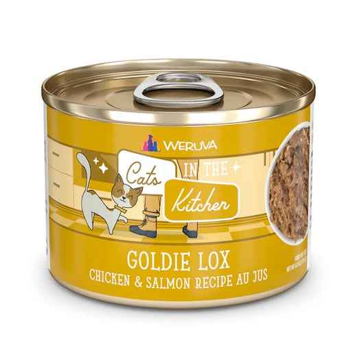 Weruva Cats in the Kitchen - Goldie Lox - Chicken and Salmon canned cat food at Harmony Pet Supplies, Scarborough