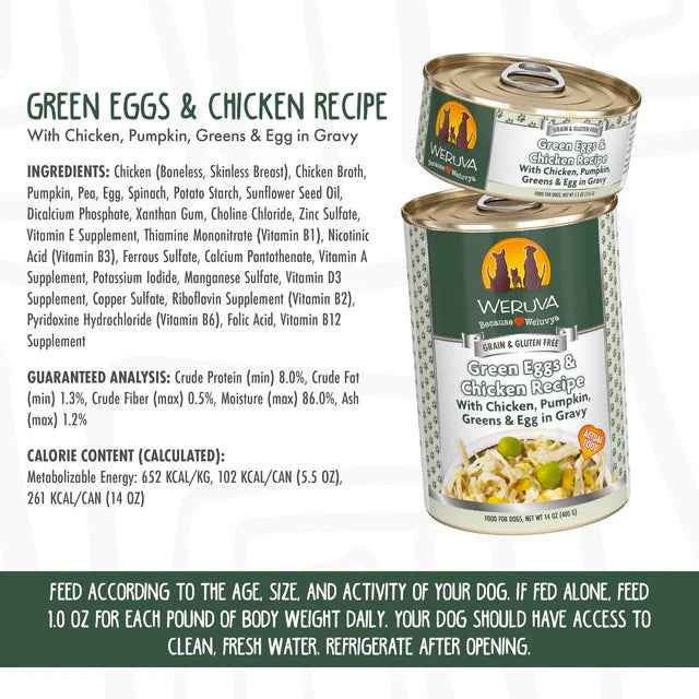 Weruva - Green Eggs and Chicken Recipe - Dog food