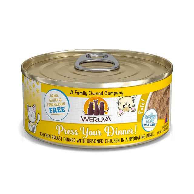 Weruva - Press Your Dinner - Chicken Breast - Cat Food can at Harmony Pet Supplies, Scarborough