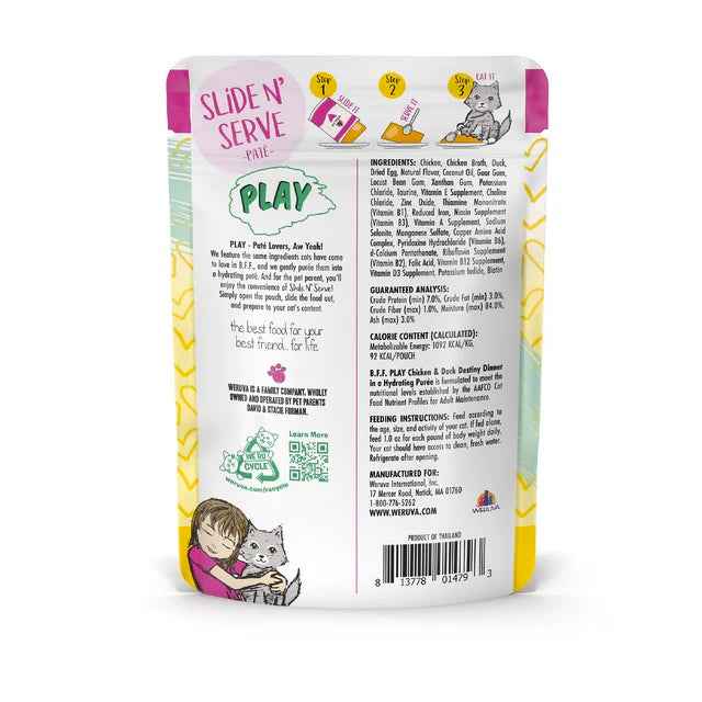 Weruva Slide n' Serve - Destiny - Chicken & Duck Pate - Cat Food