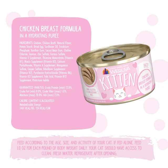 Weruva - Chicken Pate - Kitten ingredient list at Harmony Pet Supplies, Scarborough