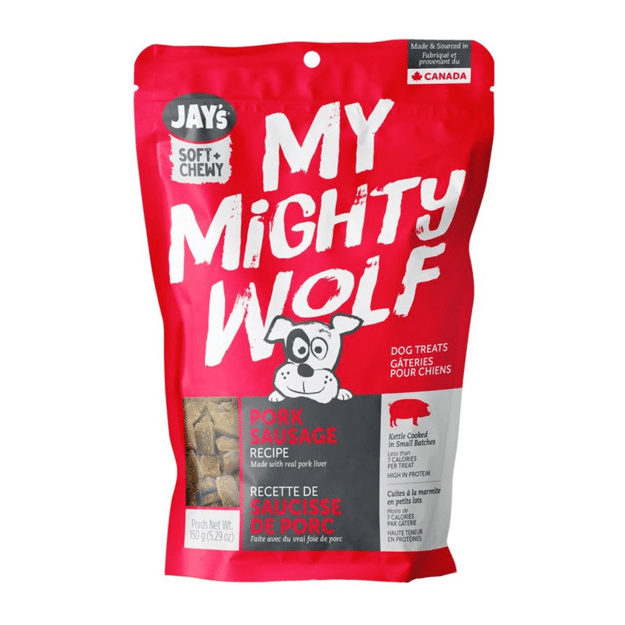 Jay's My Mighty Wolf Pork - Dog Treats Harmony Pet Supplies Scarborough
