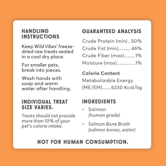 Wild Vibes Salmon & Bone Broth Treats
