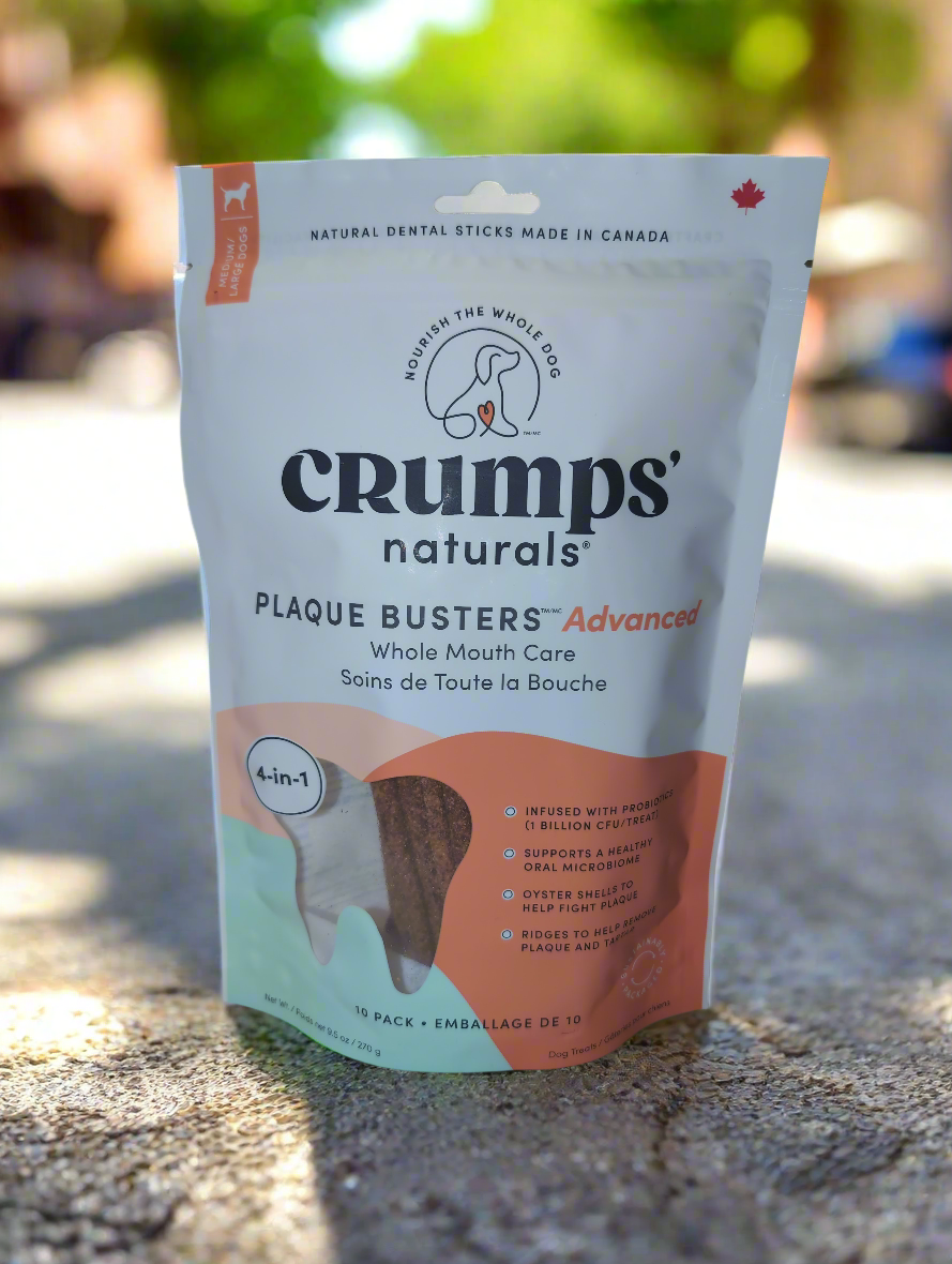 Crumps Plaque Busters Advanced - Whole Mouth Care - Dog Dental Sticks Harmony Pet Supplies Scarborough