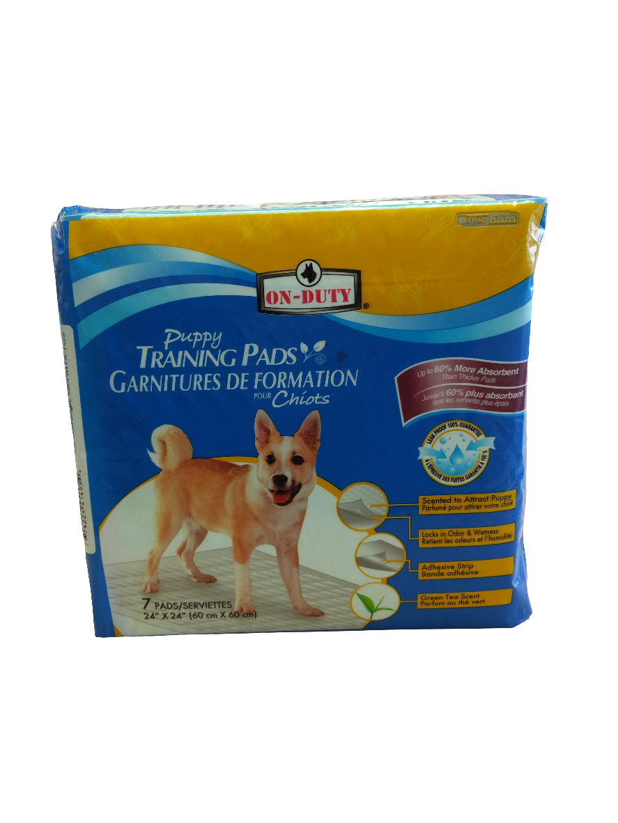 On Duty - Puppy Training Pads Harmony Pet Supplies Scarborough