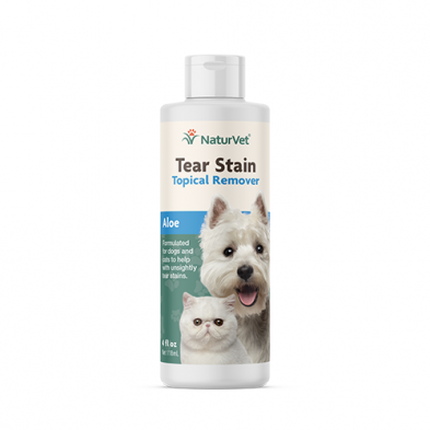 NaturVet® Tear Stain Topical Remover with Aloe Harmony Pet Supplies Scarborough