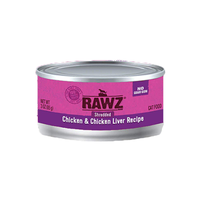 RAWZ® Shredded Chicken & Chicken Liver Wet Cat Food