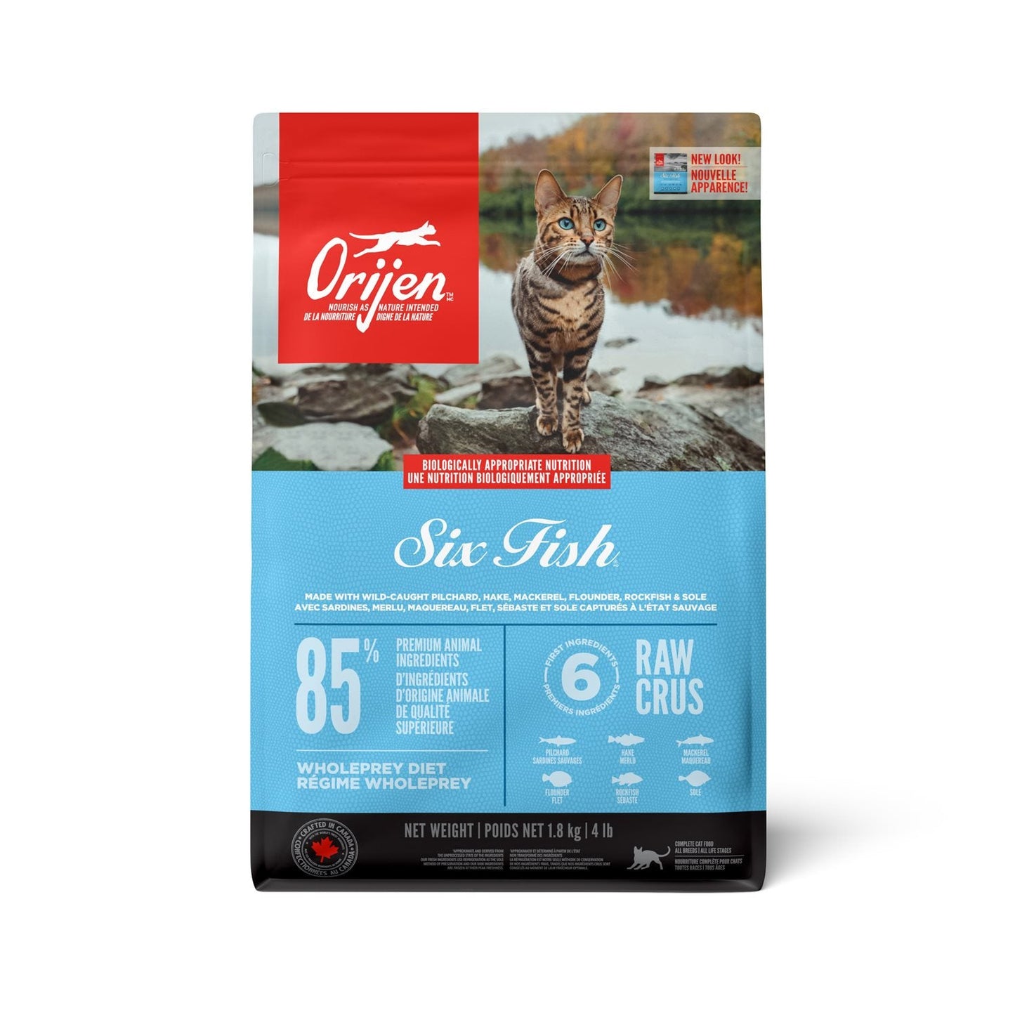 Orijen - Six Fish - Cat Harmony Pet Supplies Scarborough