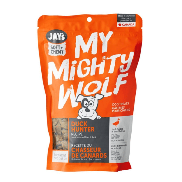Jay's My Mighty Wolf Duck - Dog Treats Harmony Pet Supplies Scarborough