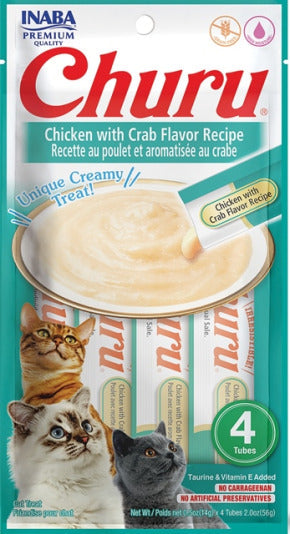 Inaba Churu Cat - Chicken w Crab Harmony Pet Supplies Scarborough