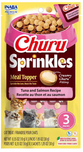 Inaba Churu Cat Sprinkles Meal Topper (Tuna and Salmon Recipe) Harmony Pet Supplies Scarborough
