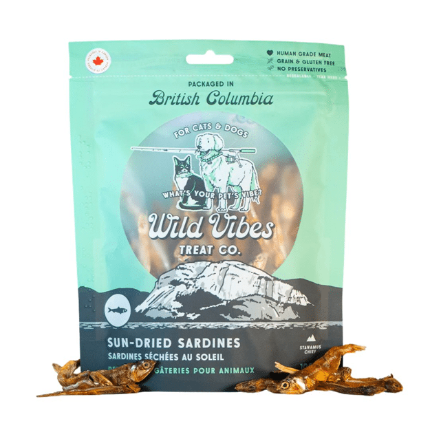 Wild Vibes Sun Dried Sardines Treats - Harmony Pet Supplies