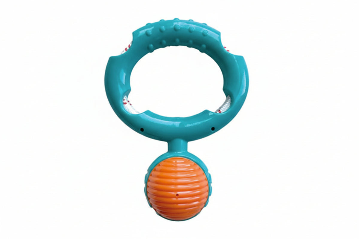 fouFIT Hide n Seek pully dog toy back view on a white background at Harmony Pet Supplies Scarborough